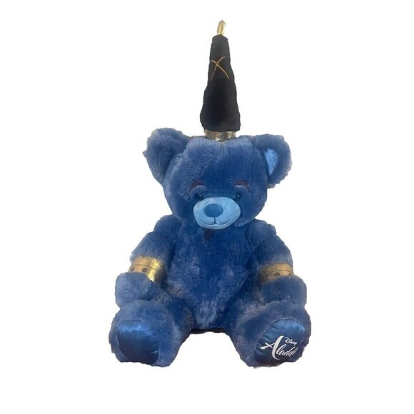 Build a Bear Disney Aladdin Genie Plush Teddy Bear - Blue & Gold Disney - Picture 1 of 10